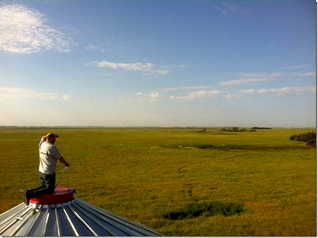 Bird’s eye view of the Prairies