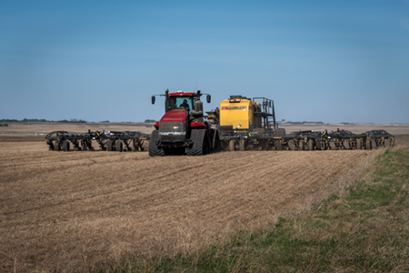 Jon Zdunich’s 80 foot seeding rig – May 2017